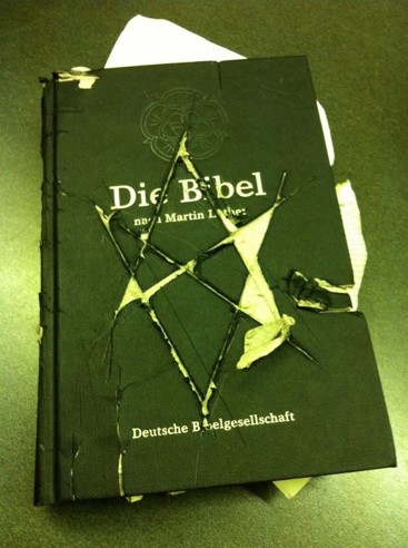 Bible, pentagram, Germany, Behemoth