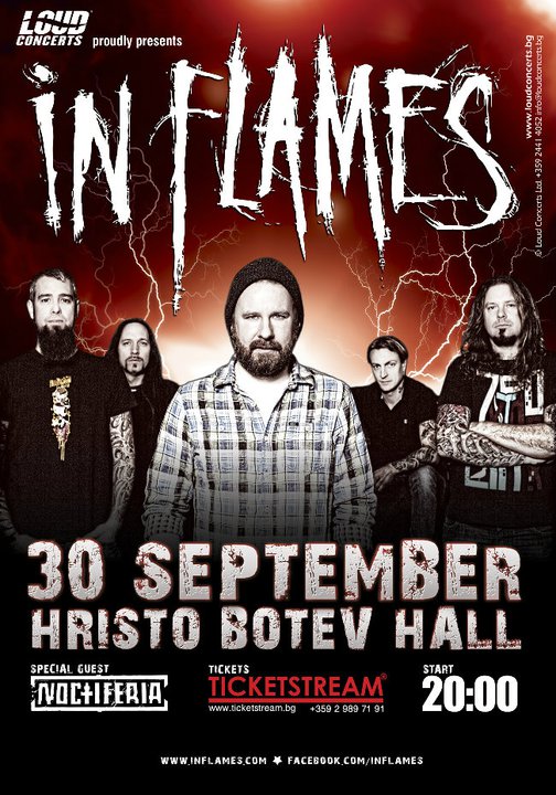 IN FLAMES poster