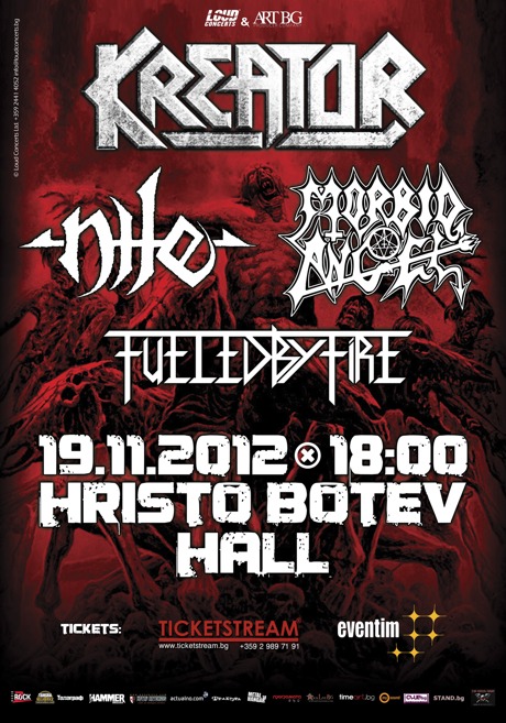 KREATOR, MORBID ANGEL, NILE, FUELED BY FIRE