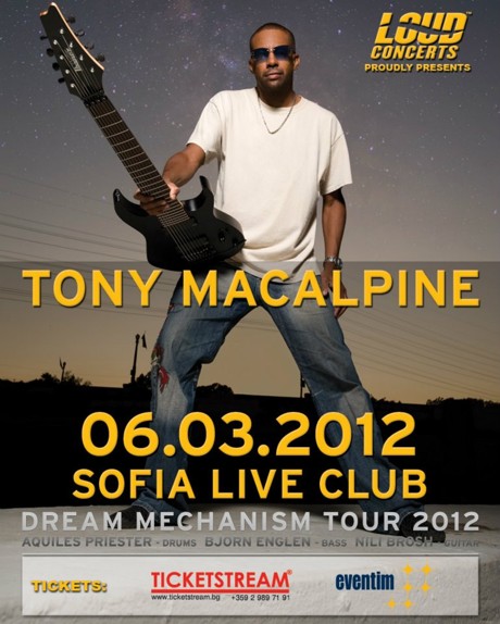 Tony MacAlpine в София