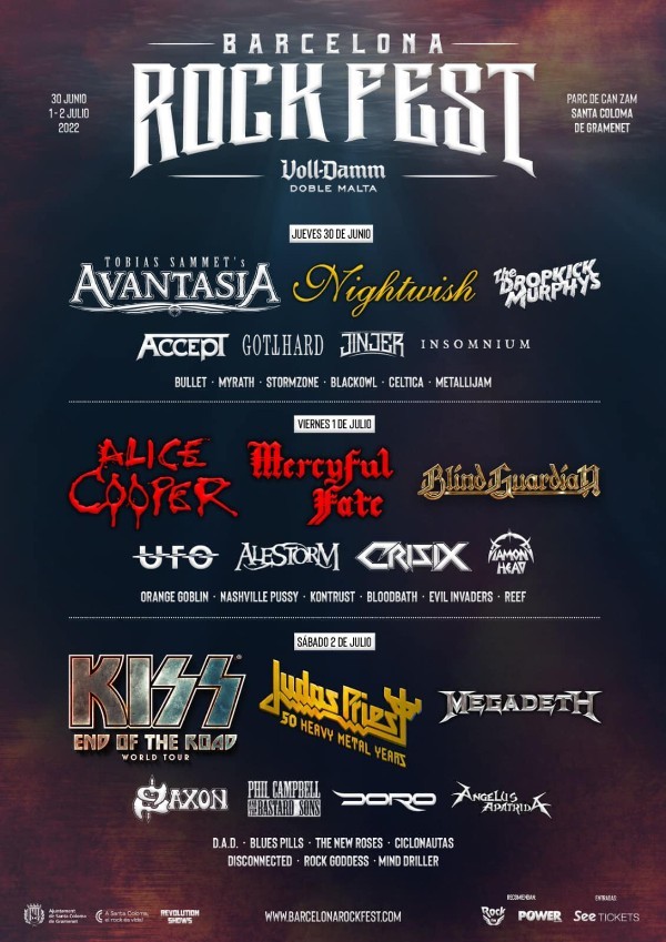 barcelona rock fest 2022