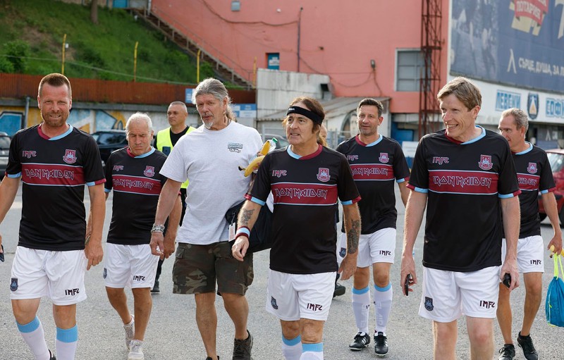 iron maiden football game, sofia, bulgaria