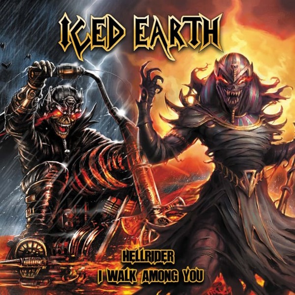 iced earth - hellrider, i walk among you eps