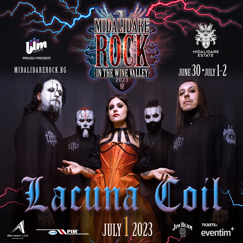 lacuna coil @ midalidare rock 2023