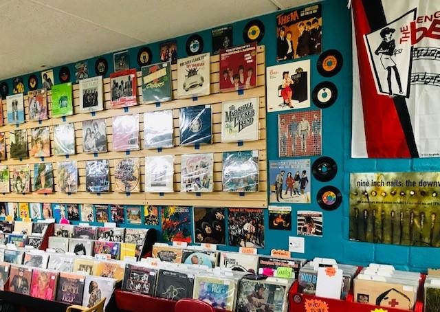 vinyl record store