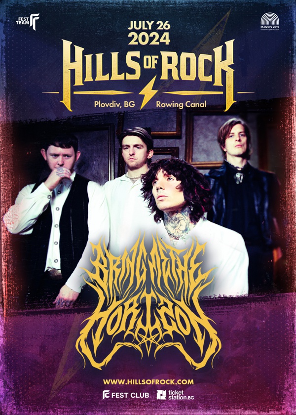 bring me the horizon poster hills of rock