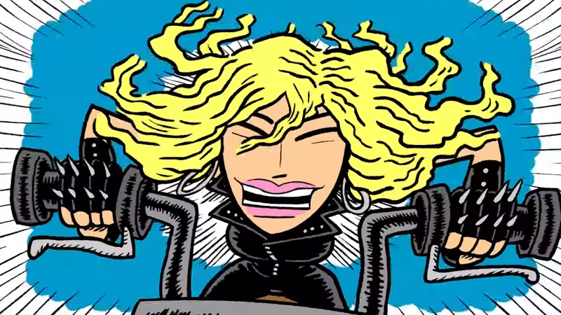 doro animated video rock machine