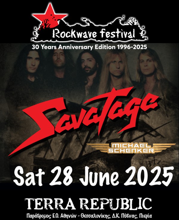 savatage rockwave 2025 poster