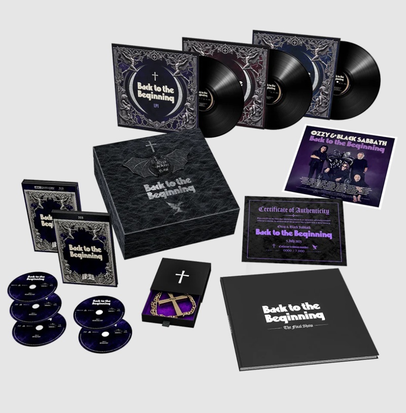 black sabbath and ozzy osbourne - back to the beginning cd vinyl blu-ray