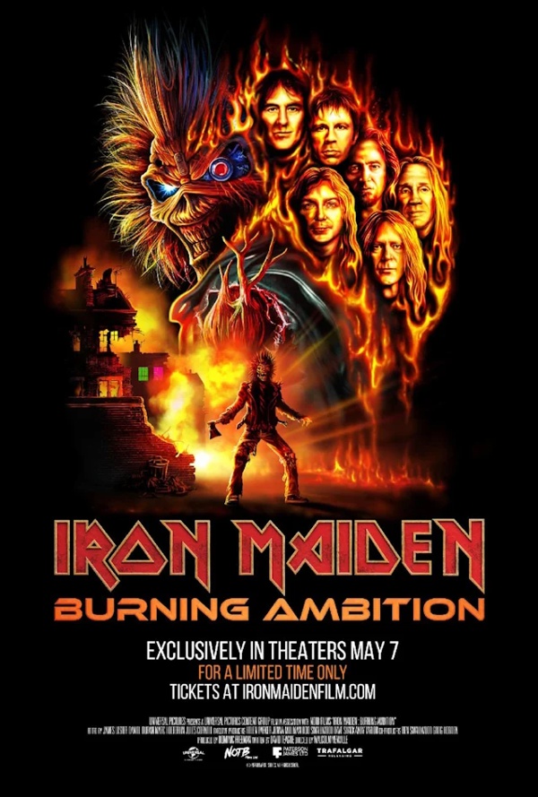 iron maiden - burining ambition movie poster