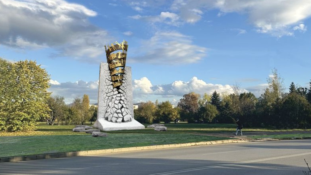 monument bg rock musicians statue