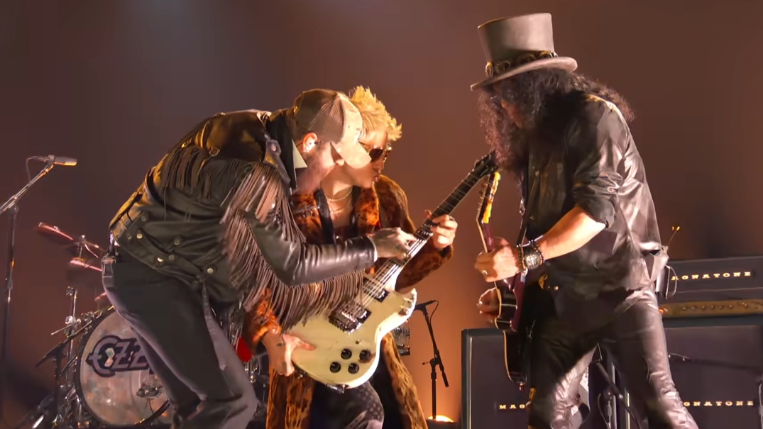 post malone slash and more honor ozzy osbourne with war pigs in memoriam at the 2026 grammys