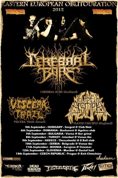 CEREBRAL BORE Tour