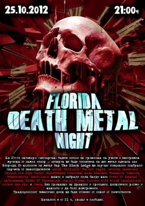 florida death metal night