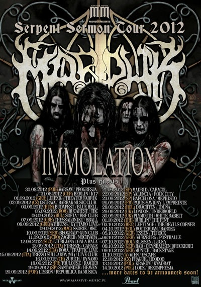 Serpent Sermon Tour 2012