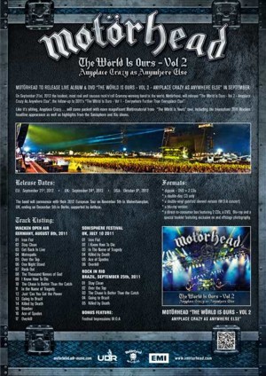 motorhead - the world is ours 2 dvd
