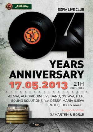 Sofia Live Club, 4 years