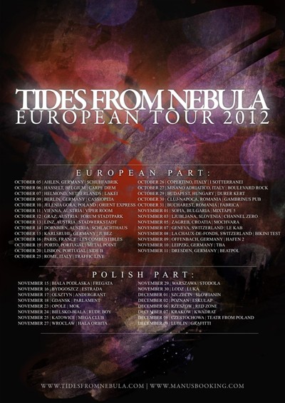 TIDES FROM NEBULA tour