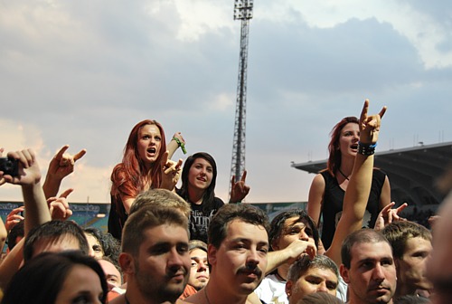 BULLET FOR MY VALENTINE live, fans