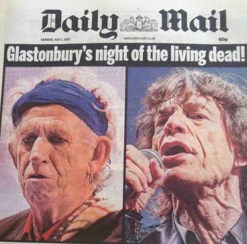 daily mail rolling stones living dead