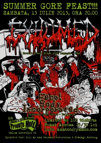 EXHUMED и FECAL BODY INCORPORATED