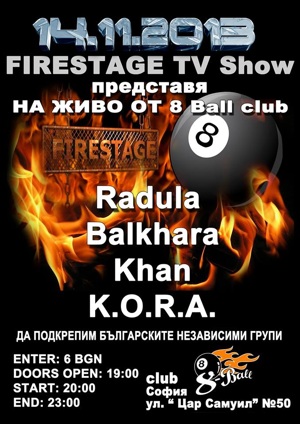 firestage, 8th ball live