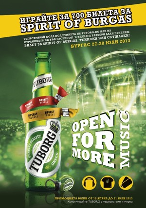 tuborg, spirit of burgas